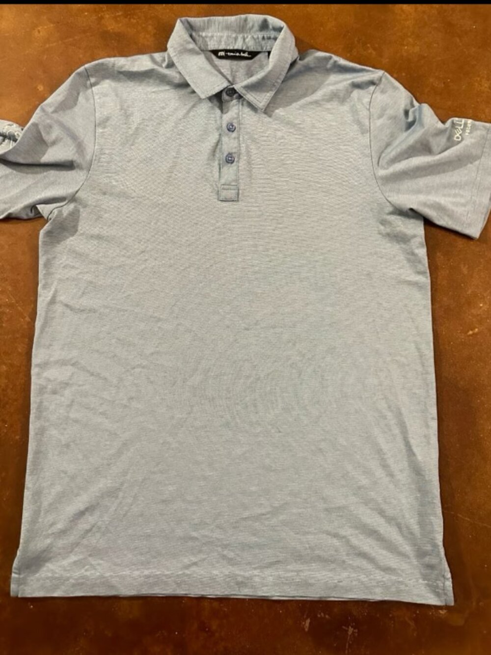 Travis Mathew Men's Dell Logo Short Sleeve Polo Shirt